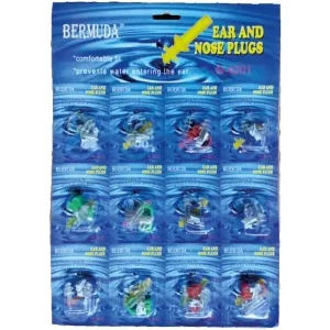 Bermuda Yüzücü Kulaklık Burunluk Tıkacı Silikon N-4201