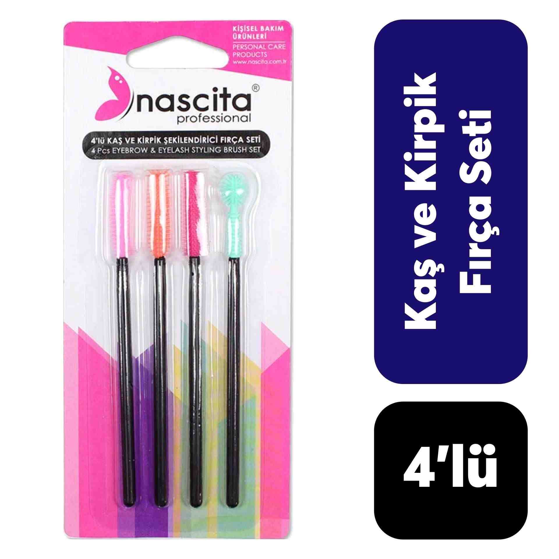 Nascita 4'lü Kaş Ve Maskara Fırça Seti