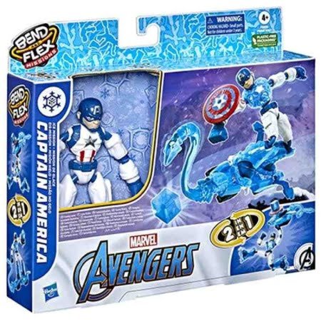 Avengers Bend & Flex - Captain America Buz Görevi̇ F5868