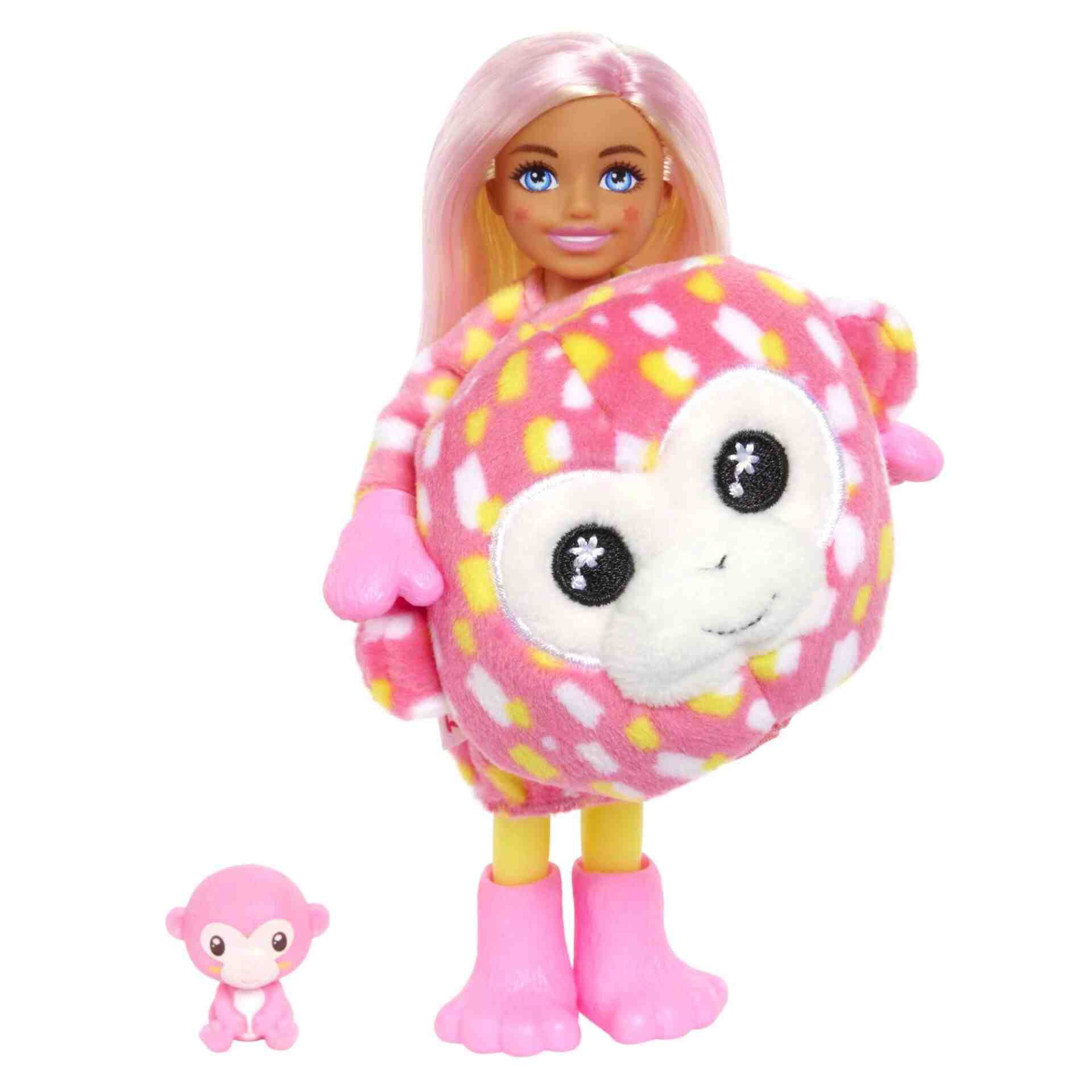 Barbie Cutie Reveal Bebekler Chelsea Tropikal Orman Serisi Hkr12-hkr14 Maymun - Görsel 3