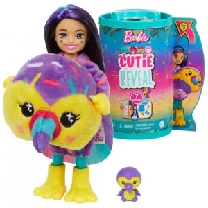 Barbie Cutie Reveal Bebekler Chelsea Tropikal Orman Serisi Hkr12-hkr16 Tukan