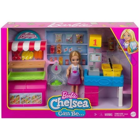 Barbie Market çalışanı Chelsa Ve Oyunu