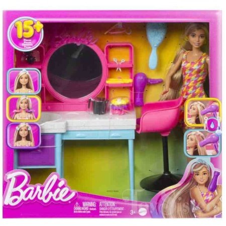 Barbie Muhteşem Kuaför Oyun Seti Hkv00