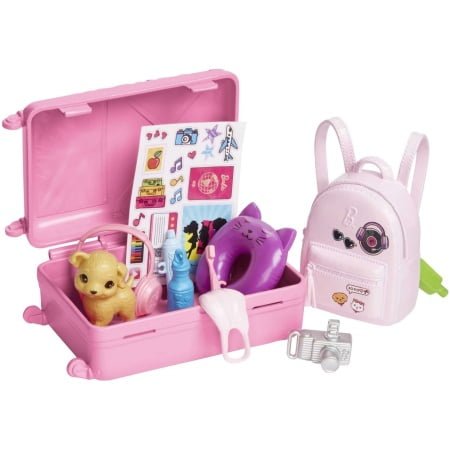 Barbie Seyahatte Bebeği Ve Aksesuarları Hjy18