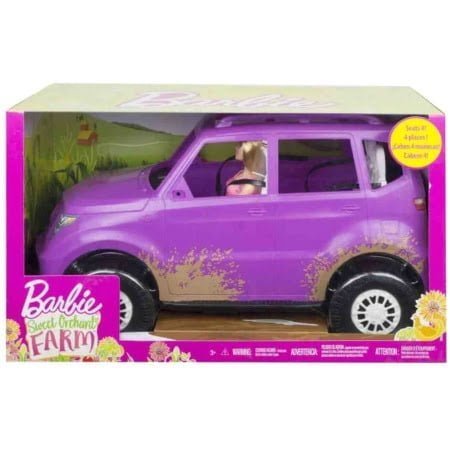 Barbi̇e Sweet Orchard Farm Mor Suv Araba Ght18