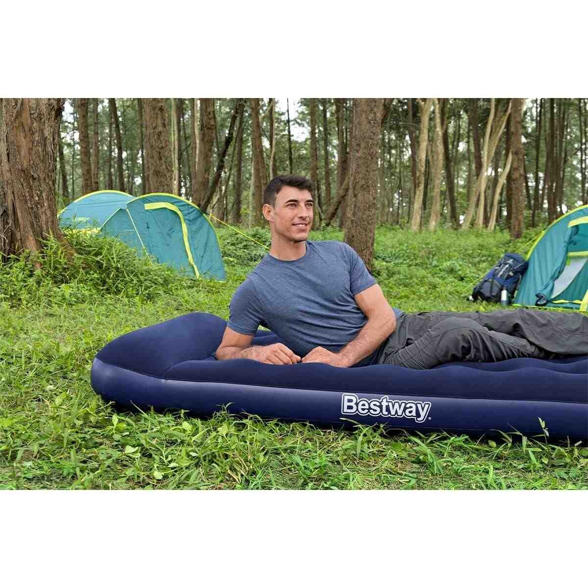 Bestway 67224 Kamp Yatağı 1 Kişilik Lacivert 188*99 Cm