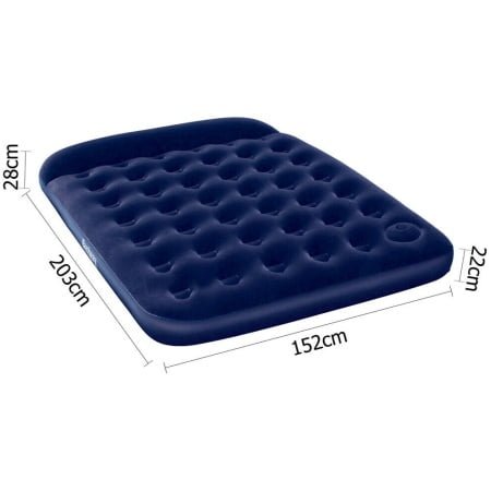 Bestway 67226 Kamp Yatağı 2 Kişilik Lacivert 203x152 Cm