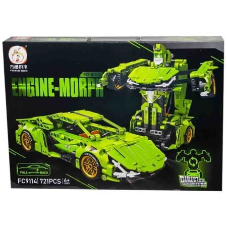 Engine-morph çek Bırak Ve Dönüşebilen Blok Set  Fc9114 721 Pcs