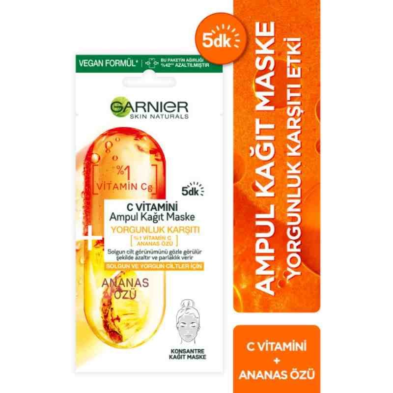 Garnier C Vi̇tami̇ni̇ Ampul Kağit Maske 15 Gr