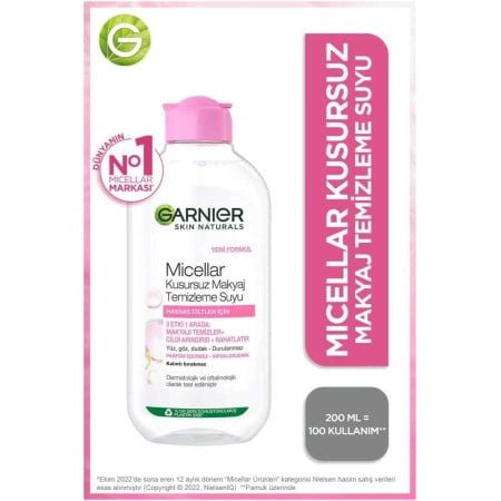 Garnier Micellar Kusursuz Makyaj Temizleme Suyu 200 ml