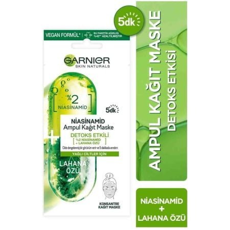 Garnier Niasinamid Ampul Kağit Maske 15 Gr