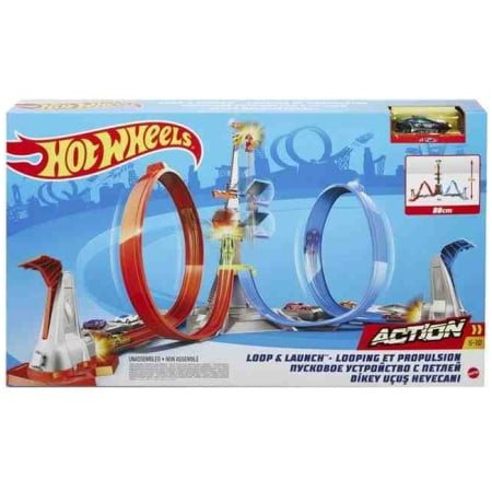 Hot Wheels Dikey Uçuş Heyecanı Yarış Seti Grw39