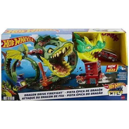 Hot Wheels  Ejderha İle Mücadele Pi̇sti̇ Hdp03