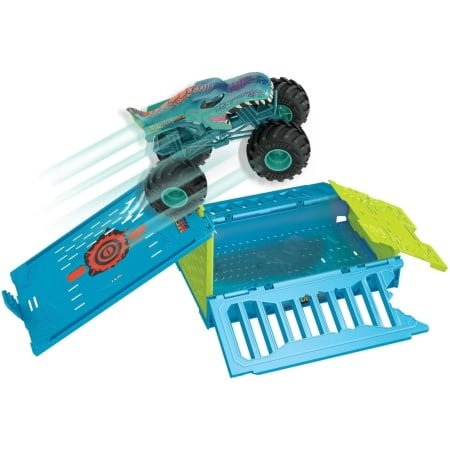 Hot Wheels Monster Trucks 1:24 Mega Wrex'in çarpışma Kafesi Hnc29