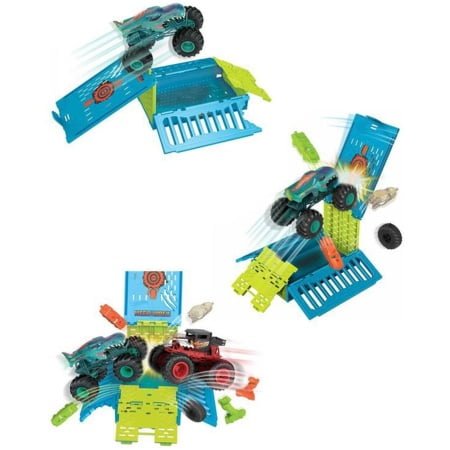 Hot Wheels Monster Trucks 1:24 Mega Wrex'in çarpışma Kafesi Hnc29