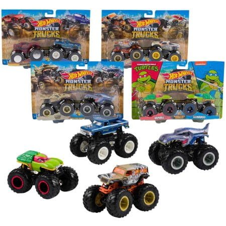 Hot Wheels Monster Trucks 1:64 Güçlü İkili Arabalar