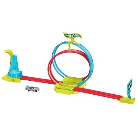 Hot Wheels Neon Yarışlar çifte çember Yarış Seti Hpc05
