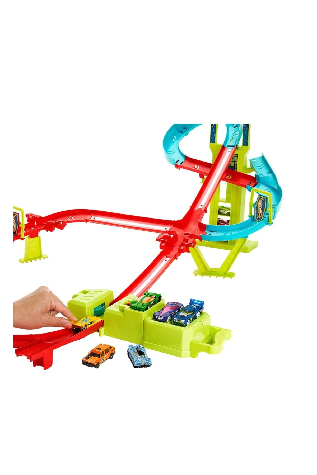 Hot Wheels Neon Yarışlar çoklu Yarış Heyecanı Hpc07
