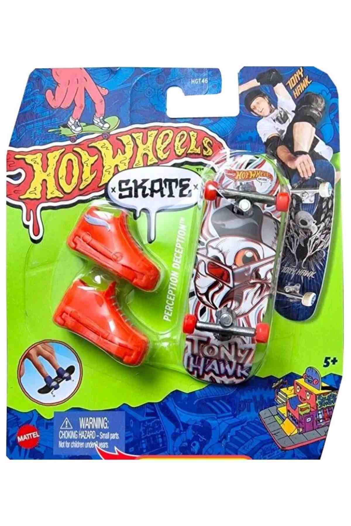 Hot Wheels Skate Parmak Kaykay Ve Ayakkabı Paketleri Hgt46 - Perception Deception