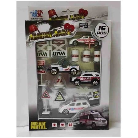 Kutulu 15 Prç Araç Set Xy298
