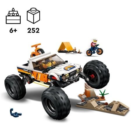 Lego - City 4x4 Arazi Aracı Maceraları 60387