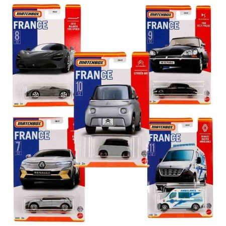 Matchbox Fransa Araçları Serisi Hbl02 (asorti)