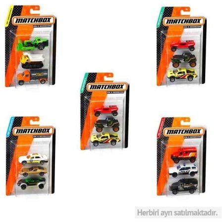 Matchbox üçlü Araba Seti̇ C3713-gwf80 Rescue