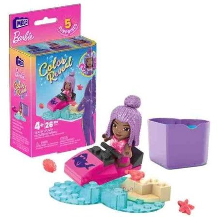 Mega Barbie Colorreveal Mini Bebekler Hhp85-hhp87 Beach Splash