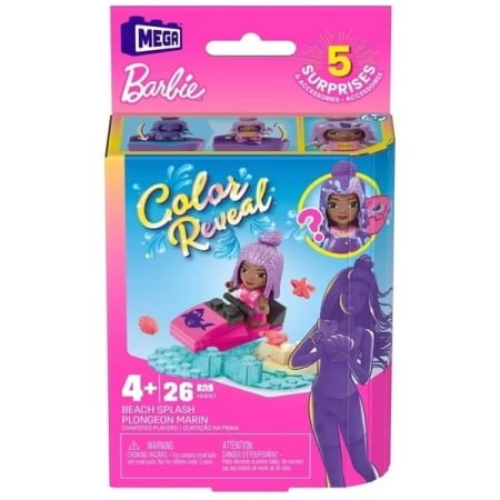 Mega Barbie Colorreveal Mini Bebekler Hhp85-hhp87 Beach Splash