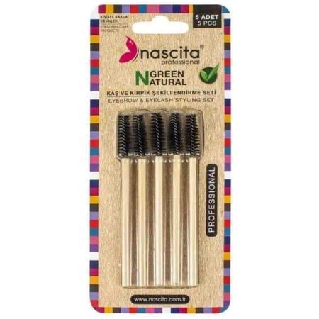 Nasci̇ta Bambu Maskara Firça Seti̇ 5'li̇#008 - Naseyefr0008