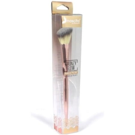 Nasci̇ta Bronzy Glow Eği̇li̇mli̇ Allik Firçasi #193