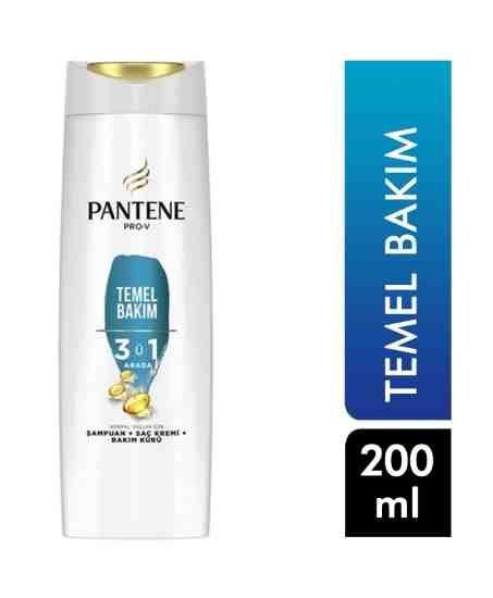 Pantene şampuan Temel Bakım 3'ü 1 Arada 200 Ml