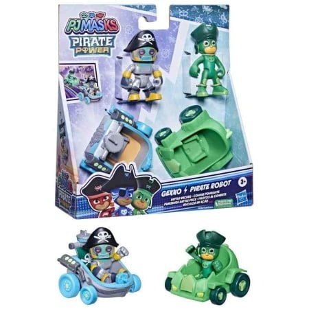 Pjmasks 2'li̇ Fi̇gür Ve Araç Seti̇ F2649-f4586 Gekko & Pirate Robot