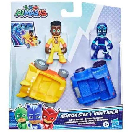 Pjmasks 2'li̇ Fi̇gür Ve Araç Seti̇ F2649-f4587 Newton Star & Night Ninja
