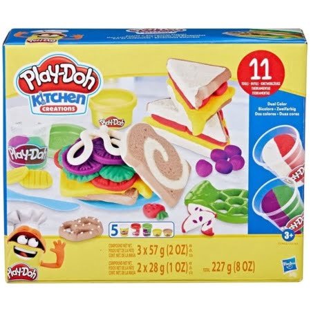 Play-doh Eğlenceli Mutfağım Oyun Seti E7253-f5746 Renkli Sandviçler
