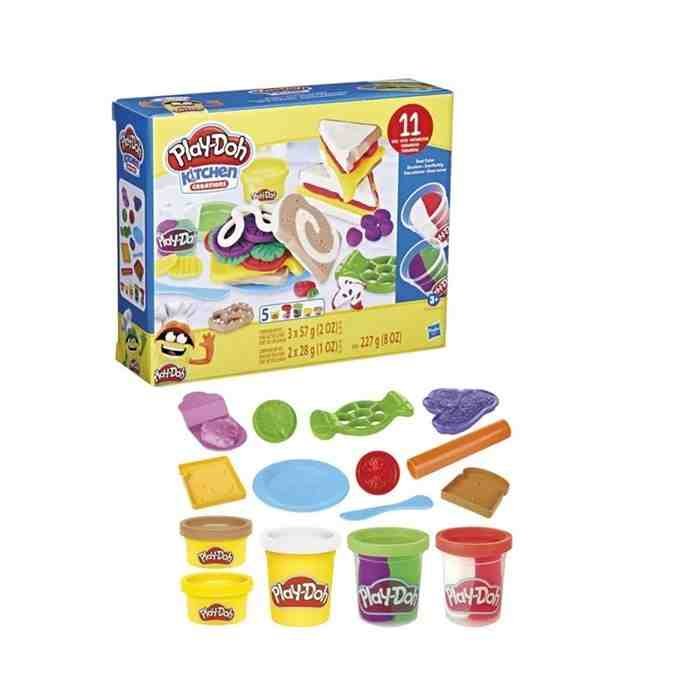 Play-doh Eğlenceli Mutfağım Oyun Seti E7253-f5746 Renkli Sandviçler