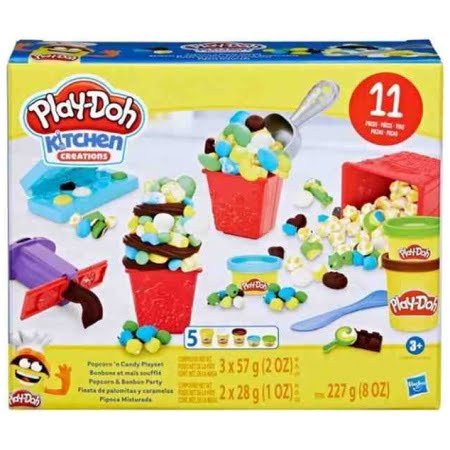 Play-doh Eğlenceli Mutfağım Oyun Seti E7253-f7397 Popcorn Ve Bonbon Partisi