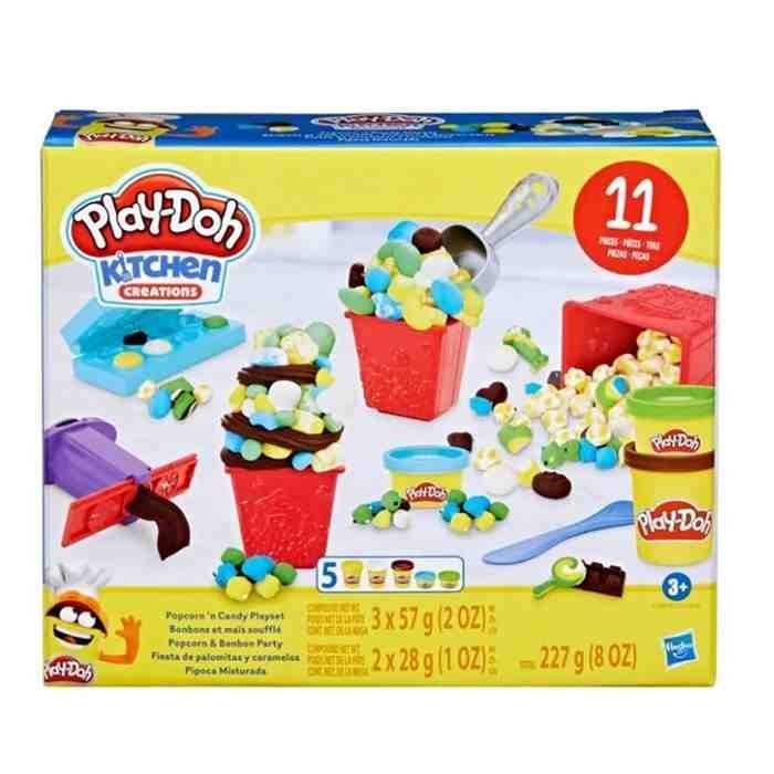 Play-doh Eğlenceli Mutfağım Oyun Seti E7253-f7397 Popcorn Ve Bonbon Partisi