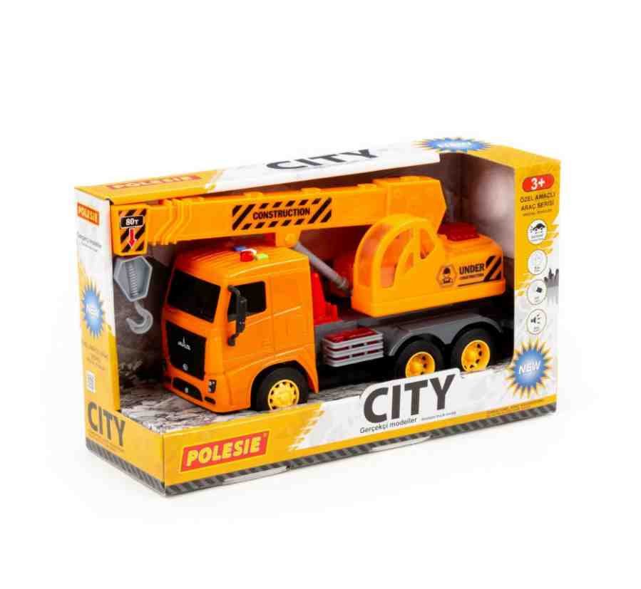 Polesie - "city-2" Sürtmeli Vinç (ışıklı Ve Sesli) (kutuda) #96272