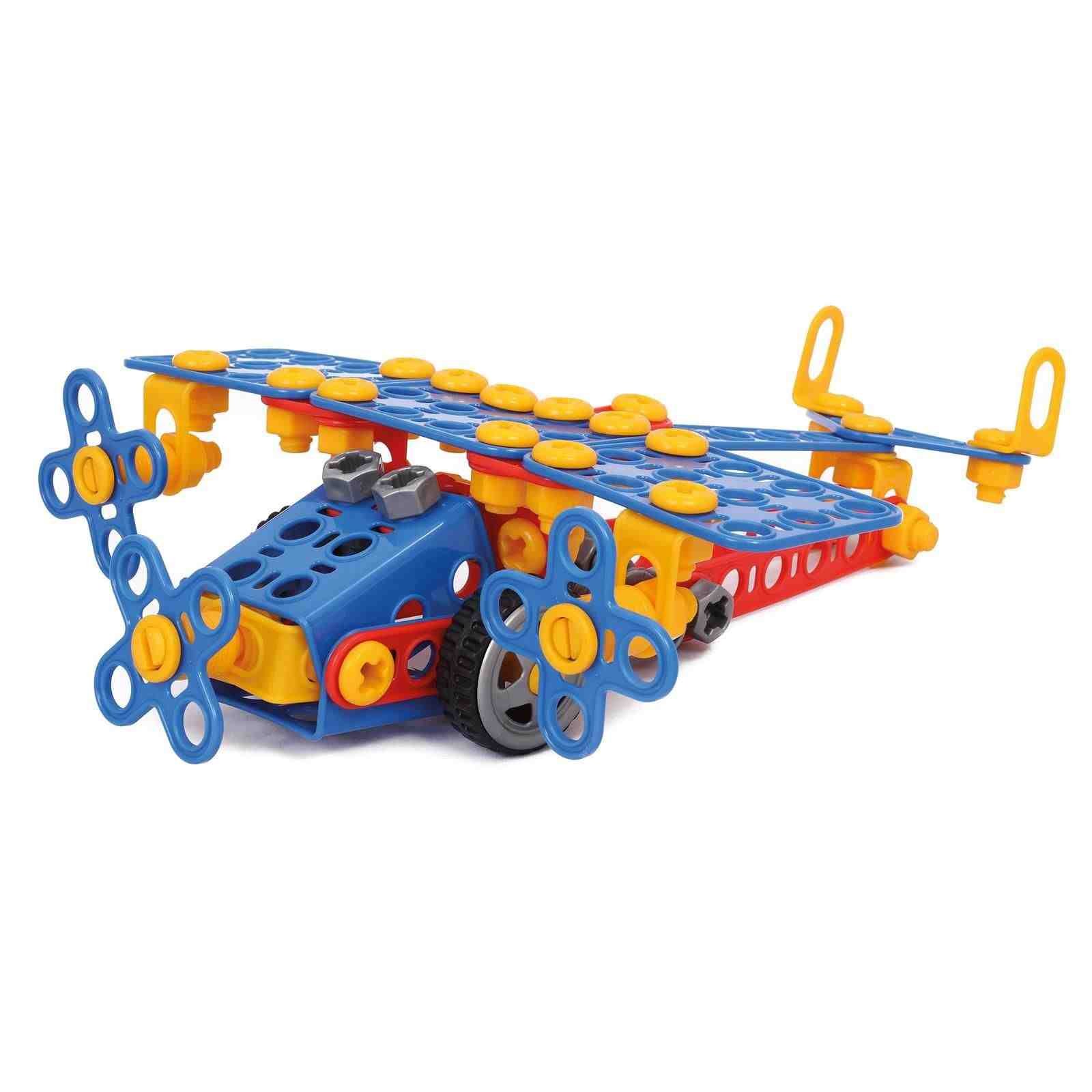 Polesie - Tasarım Parçası "mucit" - "uçak No.1 + Uçak No.2" (186 Element) (kapta) #83425