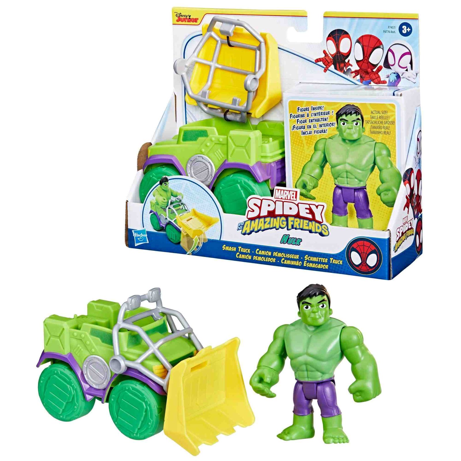 Spidey And His Amazing Friends Araç Ve Figür Hulk F6776