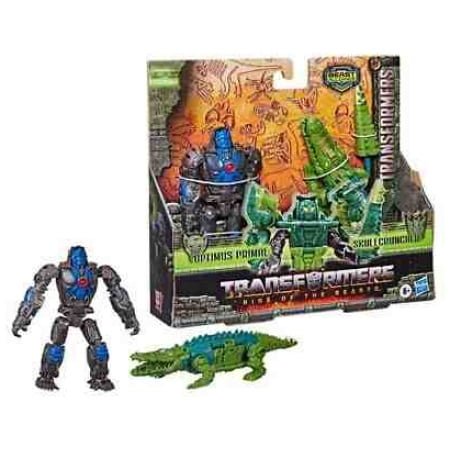 Transformers Rise Of The Beasts 2'li Figür F3898 - Optimus Primal & Skullcruncher
