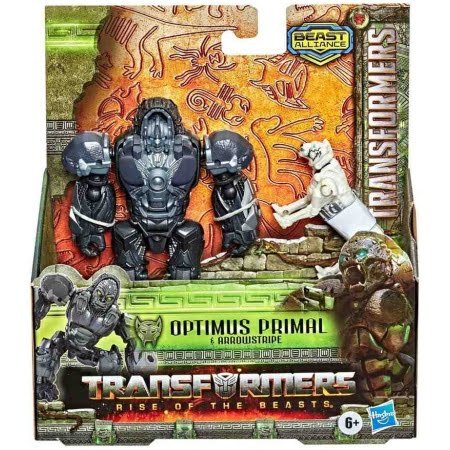 Transformers Rise Of The Beasts Figür Optimus Primal & Arrowstripe F3897-f4611