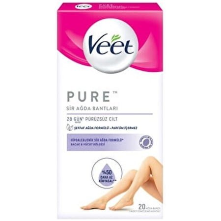 VEET PURE AĞDA BANDI HASSAS 20'Lİ
