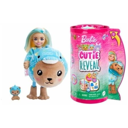 Barbie Cutie Reveal Bebekler Chelsea şirin Kostümler Serisi Hrk27-hrk30 Yunus Ayıcık
