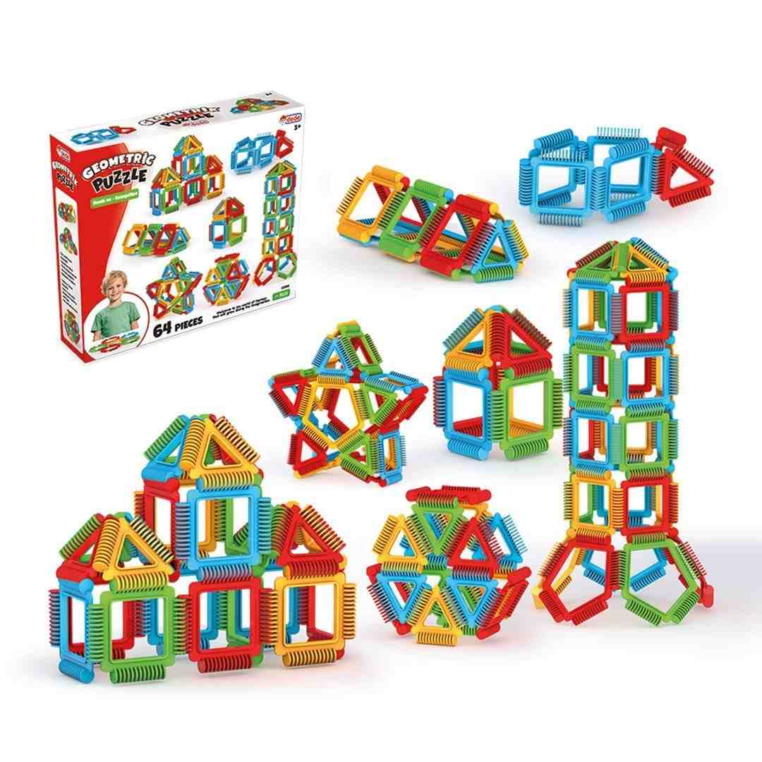 Dede - Geometrik Puzzle 64 Parça