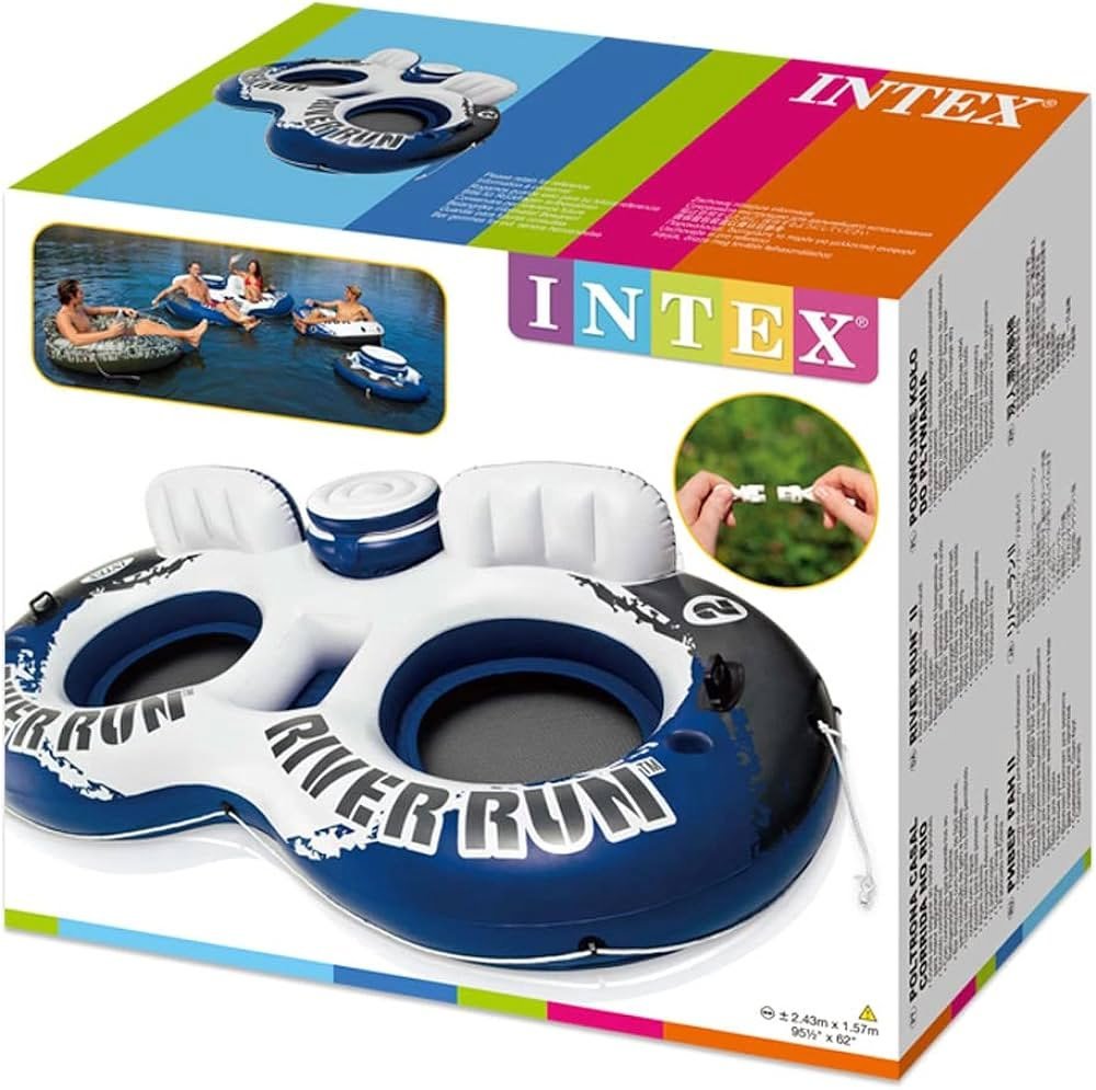 Intex 56827 River Run çift Taraflı Mavi Fileli Koltuk 243 Cm 3