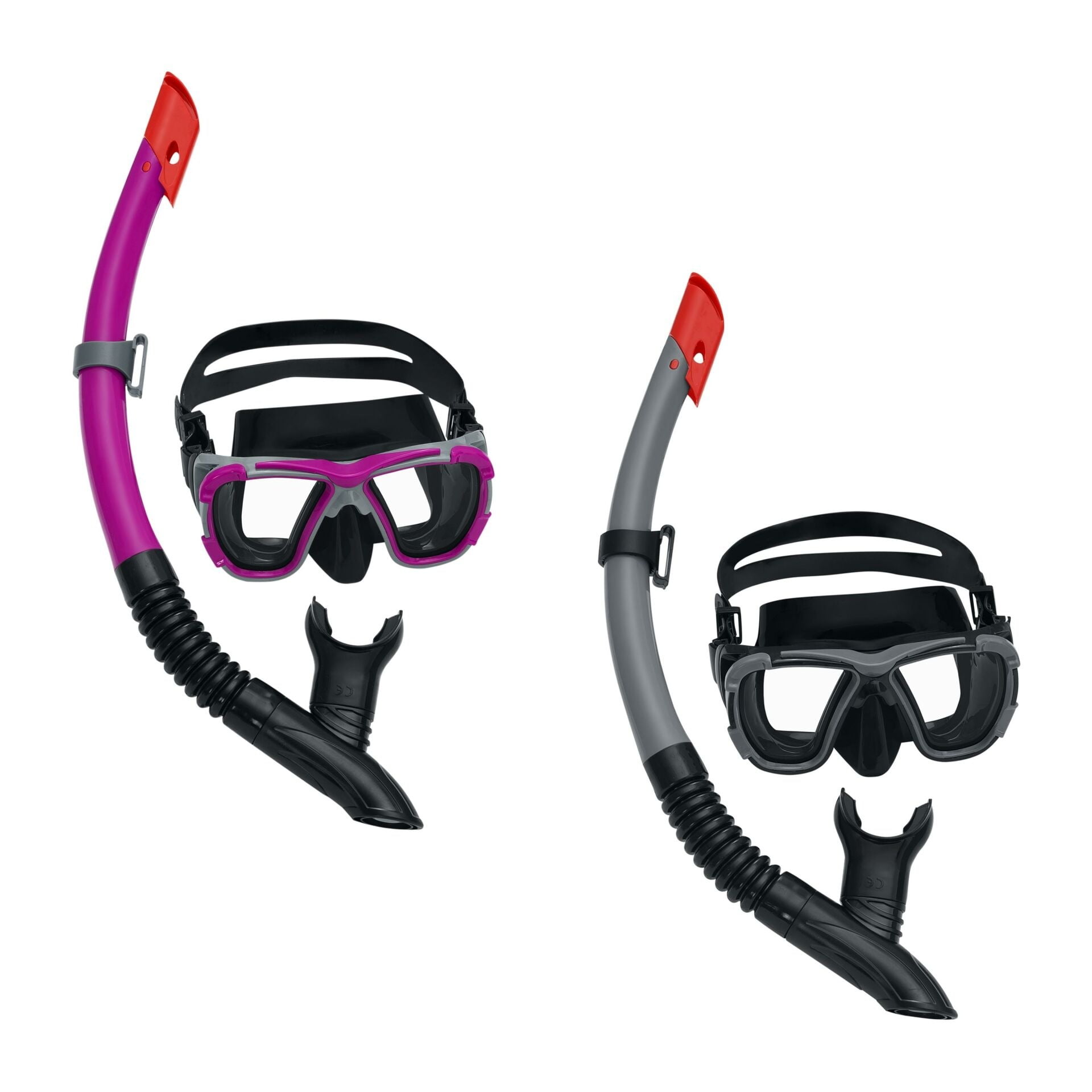 Bestway 24021 Maske Şnorkel Set Silikon & Tempered Cam 6