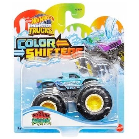 Hot Wheels Monster 1:64 Renk Değiştiren Araçlar HGX06-HGX08 Podium Crasher