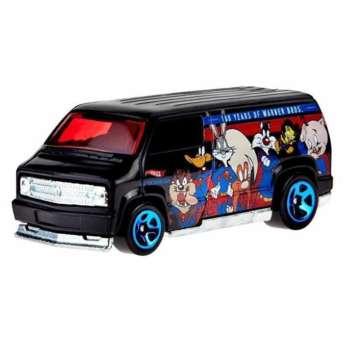 Hot Wheels Warner Bros 11. Yıl Temalı Arabalar HMV73-HLK29 Custom '77 Dodge Van - Görsel 2
